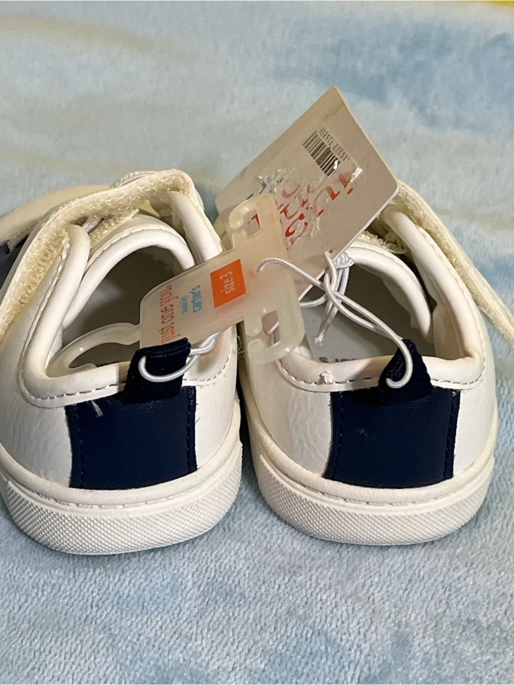 Just One You by Carter’s Baby Sneakers Size 3 (6–9 Months) NWT White & Navy
